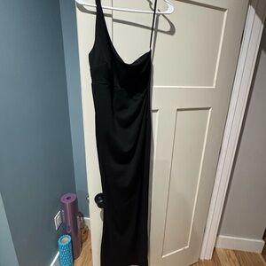 Windsor One Shoulder Black Dress